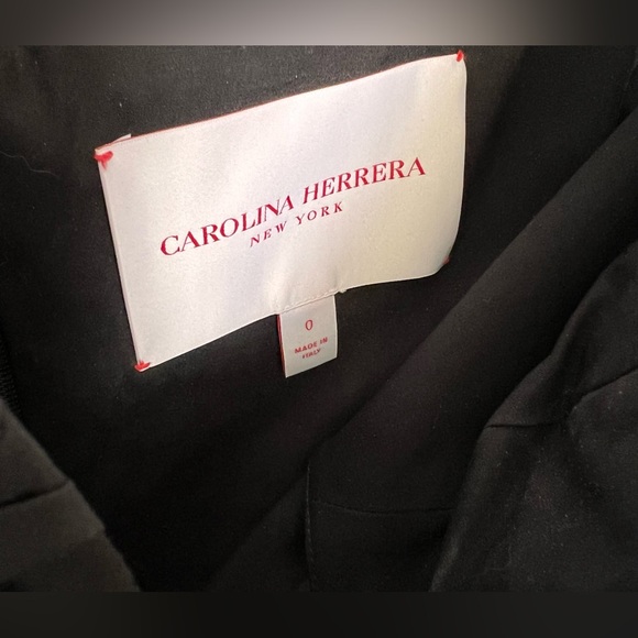 Carolina Herrera Ruched Off The Shoulder Midi Dress Size XS/0 - Picture 6 of 8